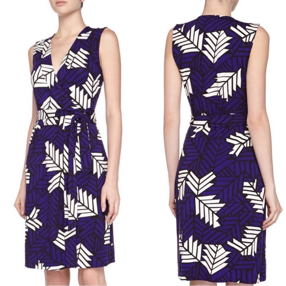 Diane von Fursentberg wrap dress size 10